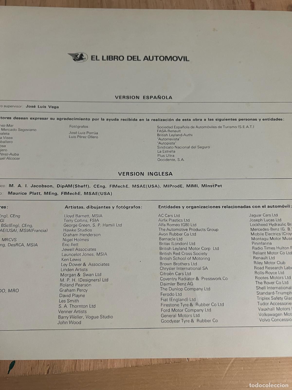 Libros: El libro del automovil - Foto 3