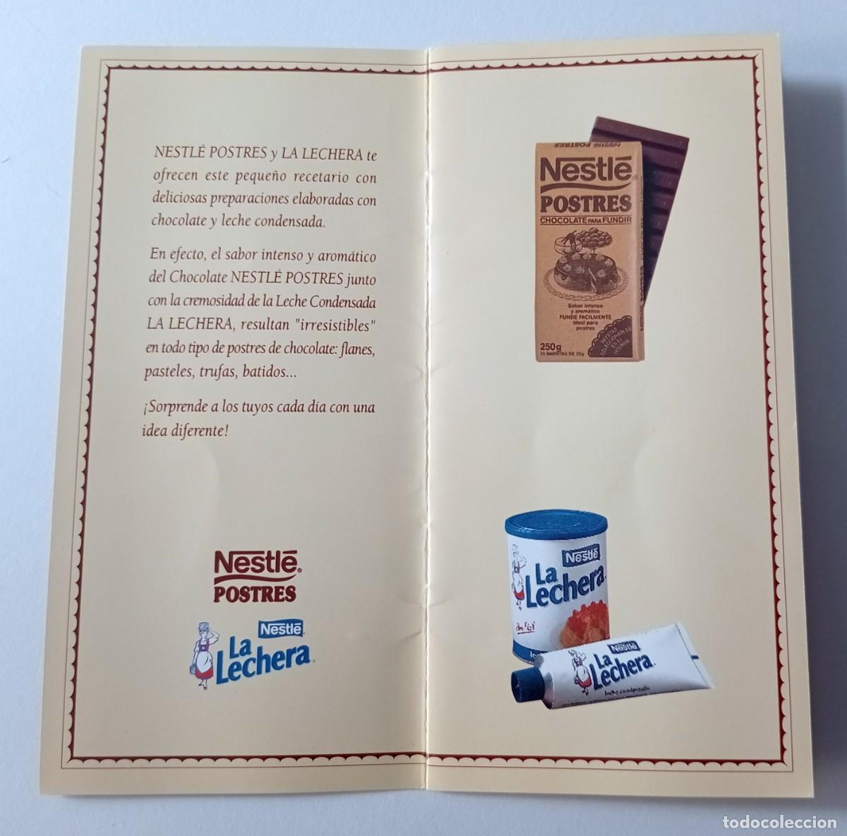Libros: LIBRO DE RECETAS PARA POSTRES DE NESTL&Eacute; Y LA LECHERA - Foto 2