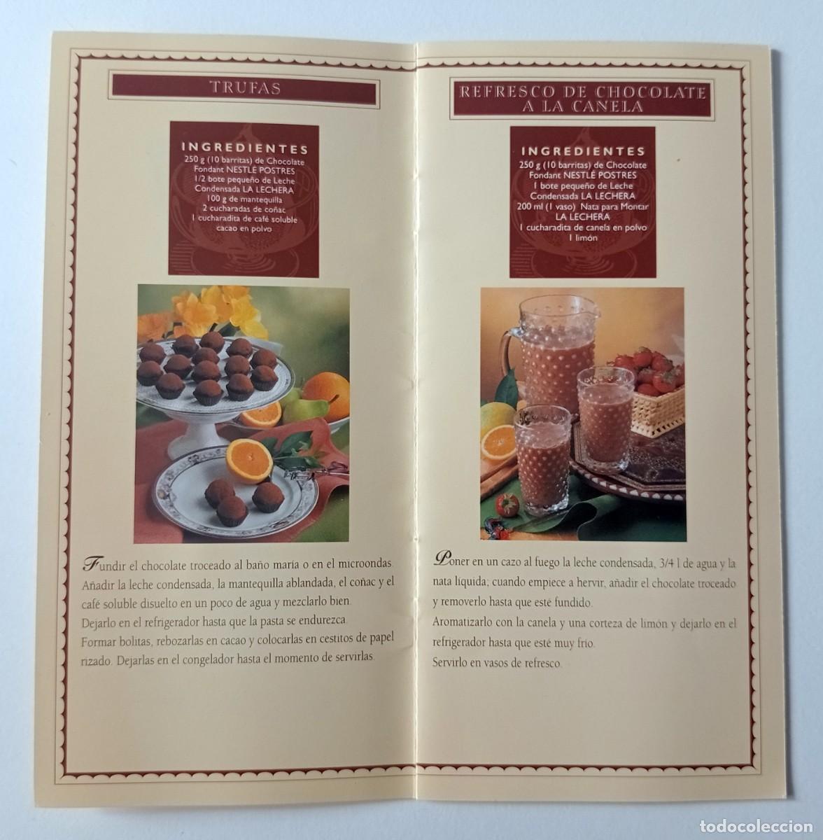 Libros: LIBRO DE RECETAS PARA POSTRES DE NESTL&Eacute; Y LA LECHERA - Foto 3