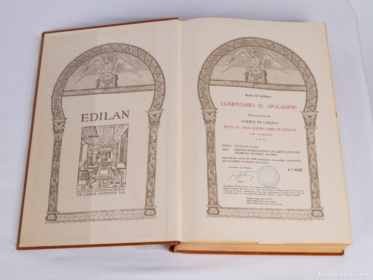 Libros: Beato de Li&eacute;bana &ndash; Codex Gerundensis (A.D. 975) &ndash; Facs&iacute;mil EDILAN completo y numerado (3 vols) - Foto 3