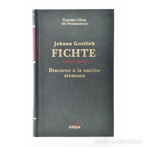 Libros: DISCURSO a la NACION ALEMANA - JOHANAN GOTTLIEB - Sin Especificar