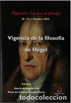 Libros: VIGENCIA DE LA FILOSOF&Iacute;A DE HEGEL - VV AA, - Foto 1