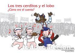 Libros: LOS TRES CERDITOS Y EL LOBO &iquest;C&Oacute;MO ERA EL CUENTO? - KAFFA, - Foto 1