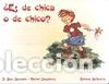 Libros: ES DE CHICA O DE CHICO - BEAR BERGMAN, S., - Foto 1
