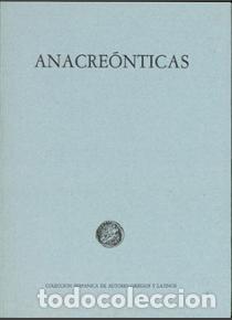 Libros: ANACRE&Oacute;NTICAS - BRIOSO S&Aacute;NCHEZ, M&Aacute;XIMO., - Foto 1