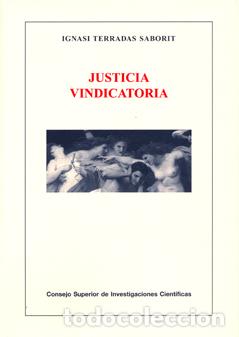 Libros: JUSTICIA VINDICATORIA - TERRADAS SABORIT, IGNASI, - Foto 1
