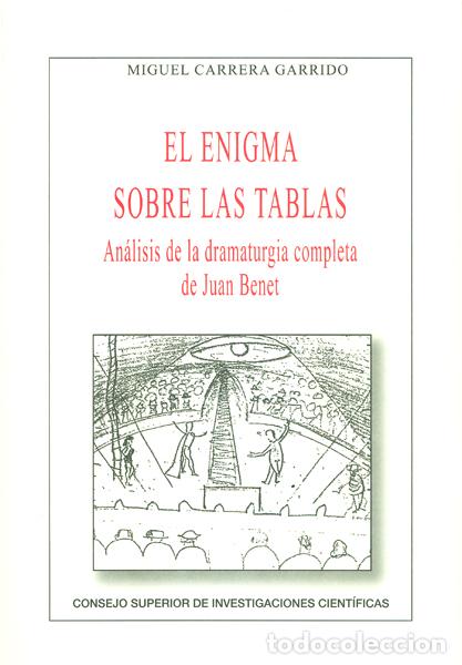 Libros: EL ENIGMA SOBRE LAS TABLAS - CARRERA GARRIDO, MIGUEL, - Foto 1