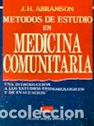 Libros: M&Eacute;TODOS DE ESTUDIO EN MEDICINA COMUNITARIA - ABRAMSON, J.H., - Foto 1