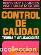 Libros: CONTROL DE CALIDAD - HANSEN, BERTRAND L., - Foto 1