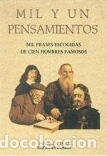Libros: MIL Y UN PENSAMIENTOS - VVAA - Foto 1