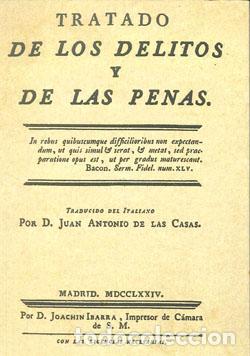 Libros: TRATADO DE LOS DELITOS Y LAS PENAS - BECCARIA BONESANA, CESARE, - Foto 1