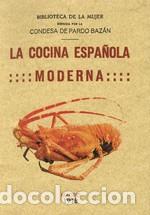 Libros: COCINA ESPA&Ntilde;OLA MODERNA LA - PARDO BAZ&Aacute;N, EMILIA, - Foto 1