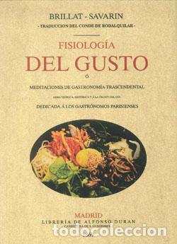 Libros: FISIOLOGIA DEL GUSTO - BRILLAT-SAVARIN, - Foto 1