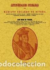 Libros: ANTIG&Uuml;EDADES PERUANAS - DE RIVERO, MARIANO EDUARDO, - Foto 1