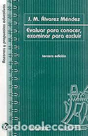 Libros: EVALUAR PARA CONOCER - ALVAREZ MENDEZ J.M., - Foto 1