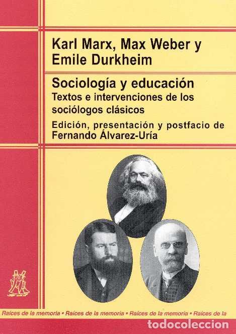 Libros: SOCIOLOG&Iacute;A Y EDUCACI&Oacute;N - MARX, KARL, - Foto 1