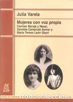 Libros: MUJERES CON VOZ PROPIA - VARELA, JULIA, - Foto 1