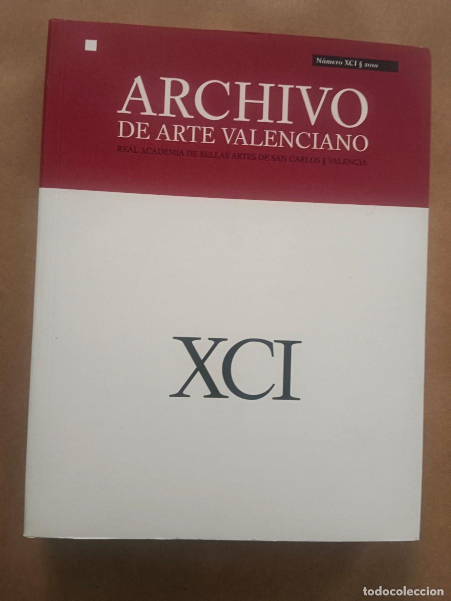 B&uuml;cher: ARCHIVO DE ARTE VALENCIANO - NUMERO XCI - 2010 - VV.AA.