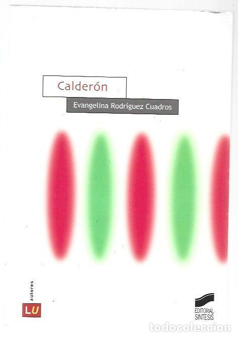 Libros: CALDERON - RODRIGUEZ CUADROS, EVANGELINA - Foto 1