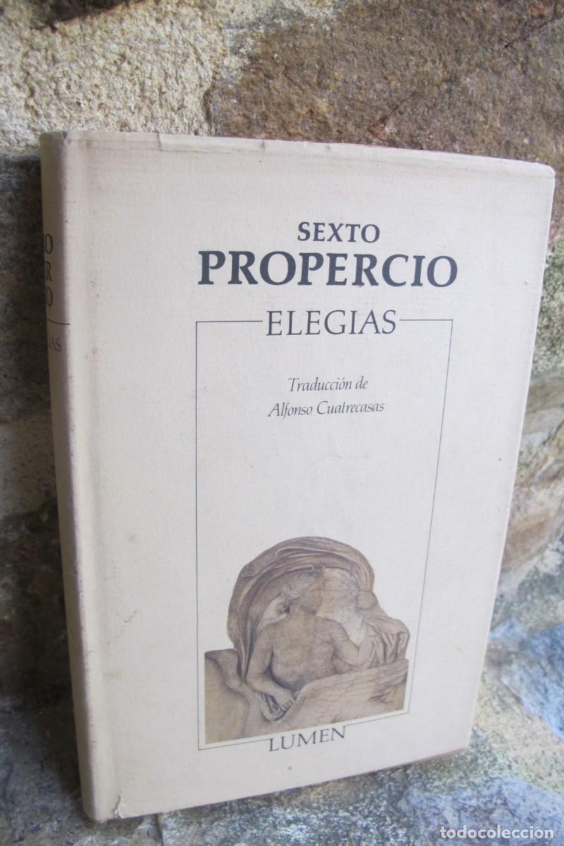 Libros: ELEGIAS. SEXTO PROPERCIO. LUMEN - Foto 1