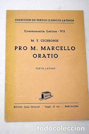 Libros: PRO M. MARCELLO ORATIO - Foto 1