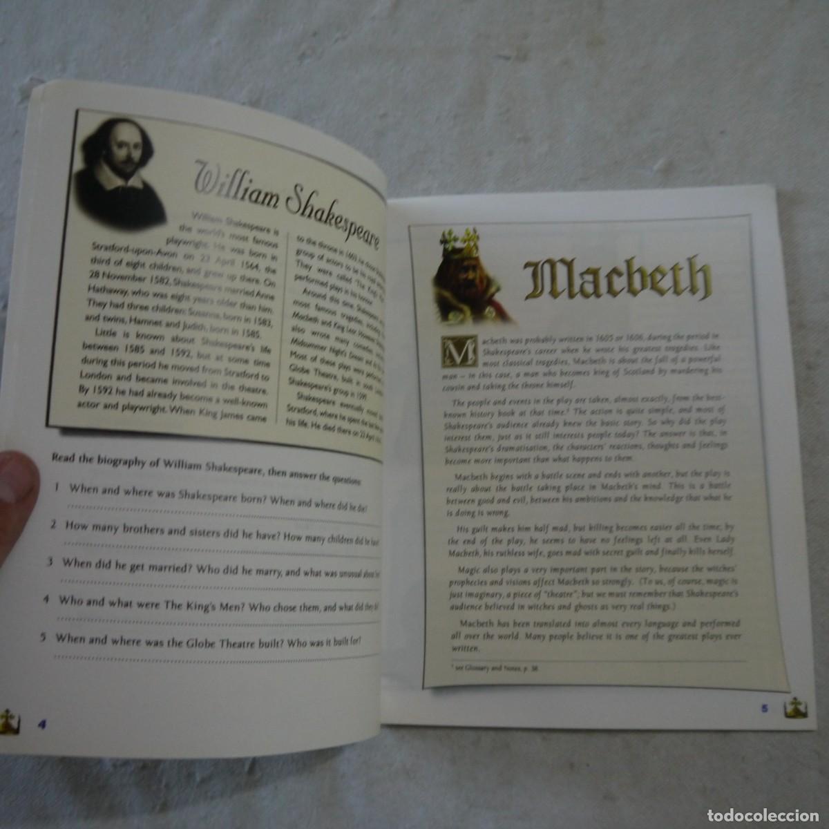 Libros: ILLUSTRATED READERS. MACBETH / WILLIAM SHAKESPEARE - RETOLD BY VIRGINIA EVANS - EXPRESS PUBLISHING - Foto 5