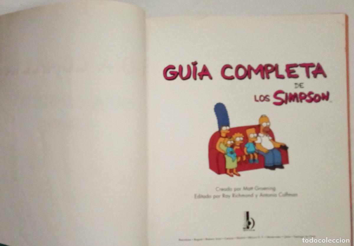 Libros: Gu&iacute;a completa de Los Simpson / Matt Groening. Ediciones B - Foto 3