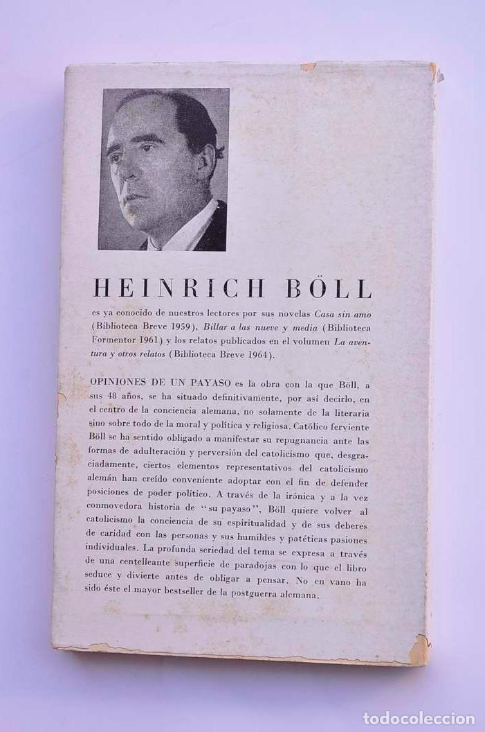 Libros: Opiniones de un payaso - Heinrich B&ouml;ll - Foto 4