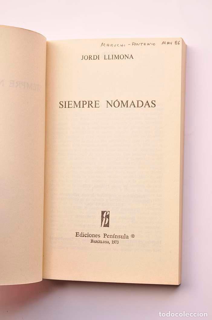 Libros: Siempre n&oacute;madas - LLIMONA, Jordi - Foto 2