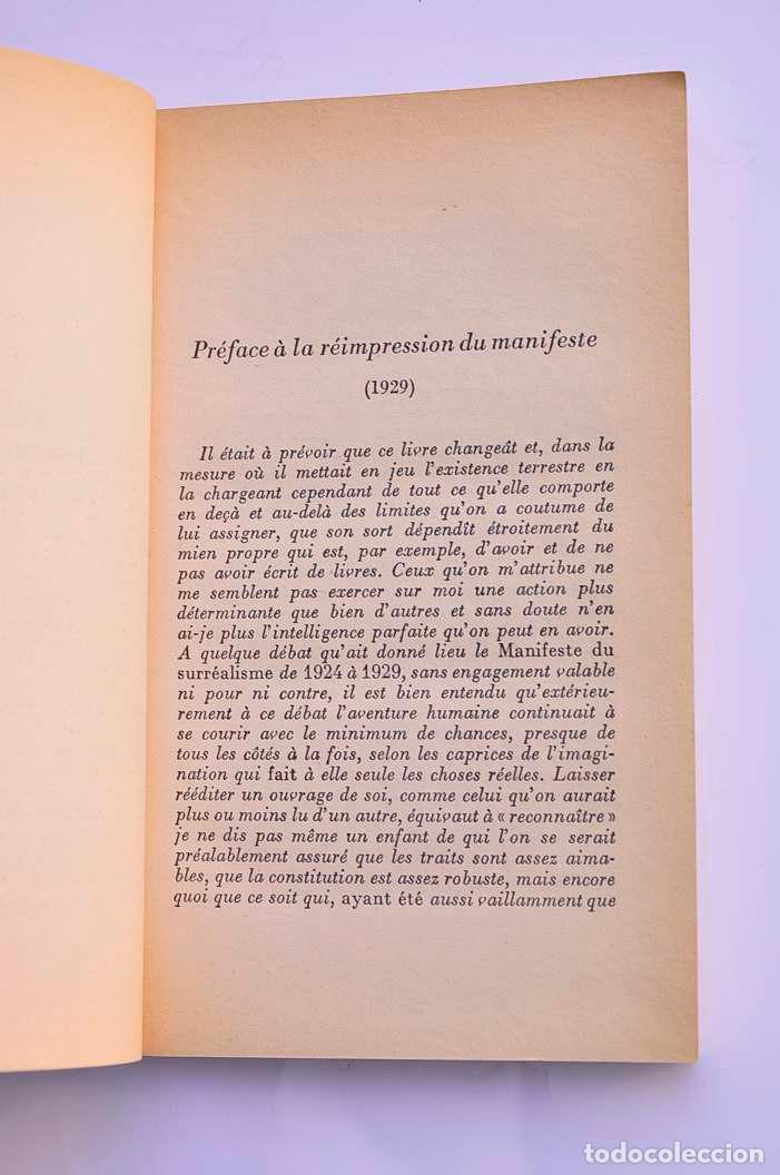 Libros: Manifestes du Surr&eacute;alisme - BRETON, Andr&eacute; - Foto 4