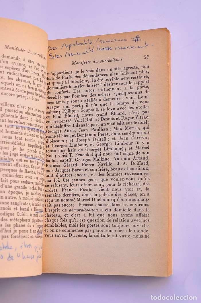 Libros: Manifestes du Surr&eacute;alisme - BRETON, Andr&eacute; - Foto 5