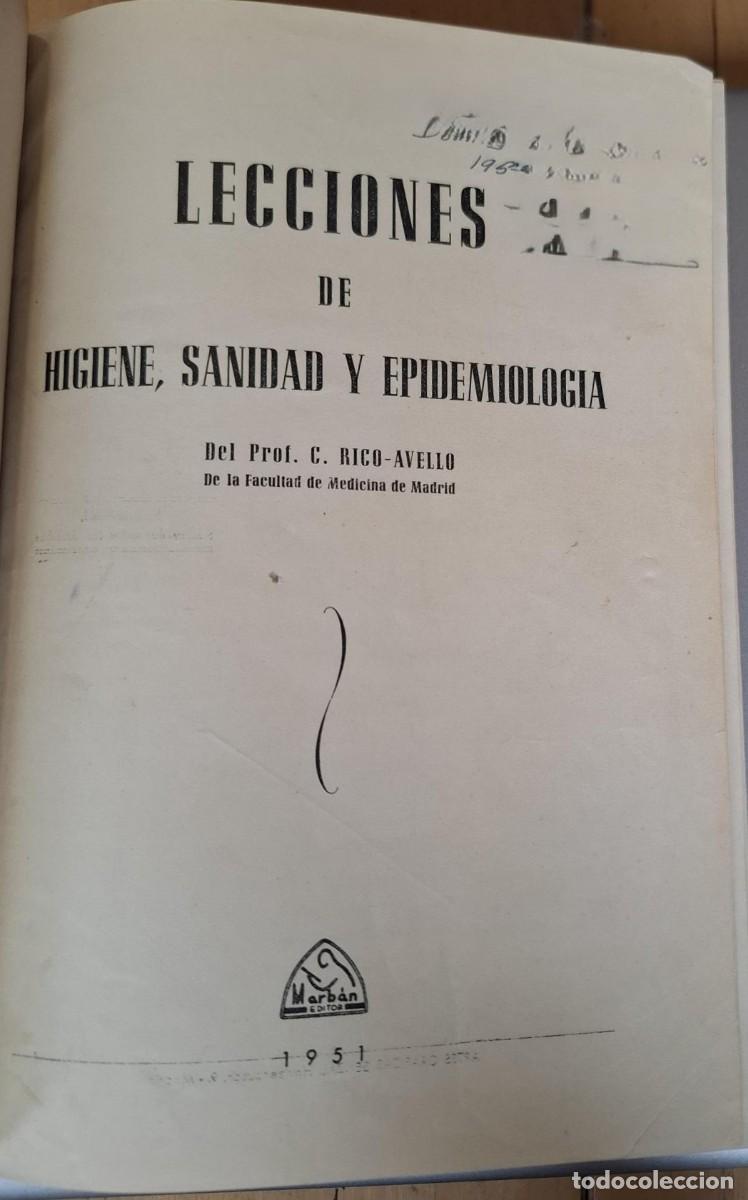 B&uuml;cher: C. Rico-Avello - LECCIONES DE HIGIENE, SANIDAD Y EPIDEMIOLOG&Iacute;A