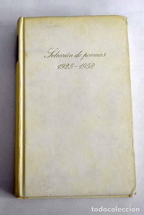Libros: Selecci&oacute;n de poemas: (1925-1952).- Neruda, Pablo - Foto 1