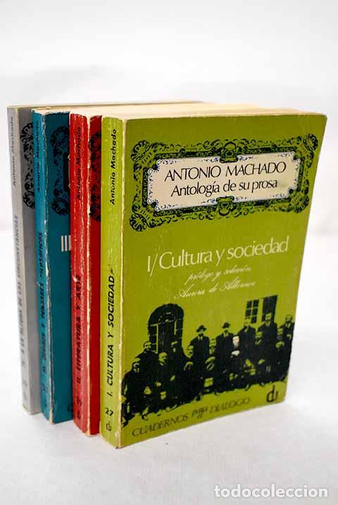 Libros: Antolog&iacute;a de su prosa.- Machado, Antonio - Foto 1
