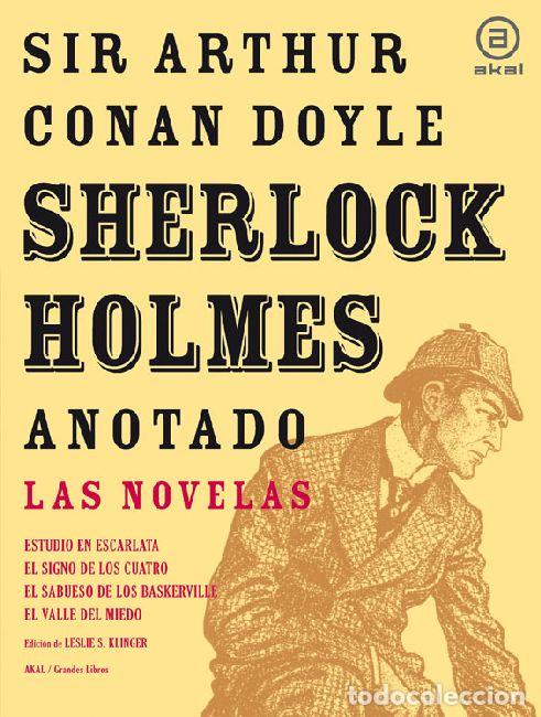 Libros: SHERLOCK HOLMES ANOTADO/NOVELAS - CONAN DOYLE, ARTHUR, - Foto 1