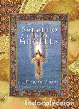 Libros: &rdquo;SANANDO CON LOS ANGELES/CARTAS ORACULO &rdquo;&rdquo;ESTUCHE&rdquo; - VIRTUE, DOREEN, - Foto 1