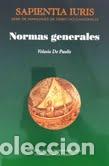 Libros: NORMAS GENERALES - DE PAOLIS, VELASIO, - Foto 1