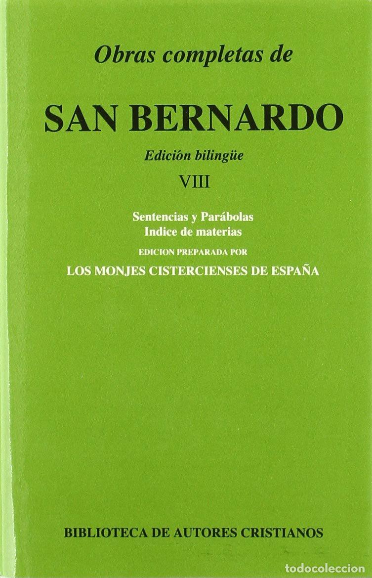 Libros: OBRAS COMPLETAS DE SAN BERNARDO, T. VIII - VVAA - Foto 1
