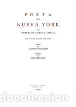 Libros: POETA EN NUEVA YORK (FACS&Iacute;MIL) - GARCIA LORCA, FEDERICO,