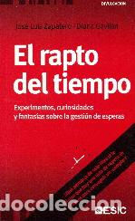 Libros: RAPTO DEL TIEMPO, EL - ZAPATERO, JOSE LUIS, - Foto 1
