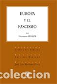 Libros: EUROPA Y EL FASCISMO - HELLER, HERMANN, - Foto 1