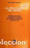 Libros: PROCLAMA DEL REINO, LA - CAMACHO, FERNANDO, - Foto 1