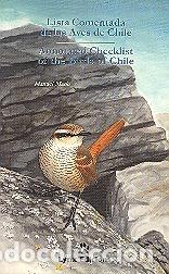 Libros: LISTA COMENTADA DE LAS AVES DE CHILE - MARIN, MANUEL, - Foto 1