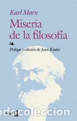 Libros: MISERIA DE LA FILOSOFIA - MARX, KARL - Foto 1