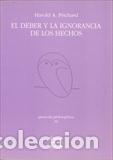 Libros: DEBER Y LA IGNORANCIA DE LOS HECHOS, EL - PRICHARD, HAROLD A., - Foto 1