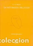 Libros: NATURALEZA DEL JUICIO, LA - MOORE, G. E., - Foto 1