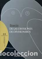 Libros: DE LAS DIVISIONES - BOECIO, - Foto 1