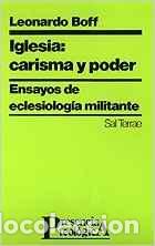 Libros: IGLESIA/CARISMA Y PODER - BOFF, LEONARDO, - Foto 1