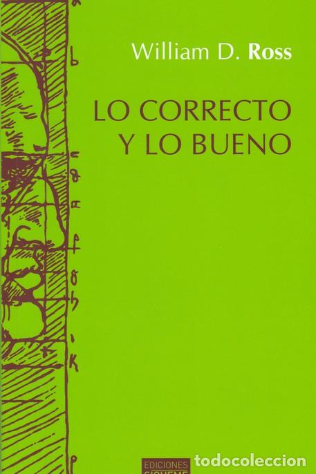 Libros: LO CORRECTO Y LO BUENO (2&ordf; EDICION) - ROSS, W. D., - Foto 1