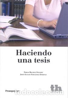 Libros: HACIENDO UNA TESIS - BELTRAN SANCHEZ, EMILIO, - Foto 1